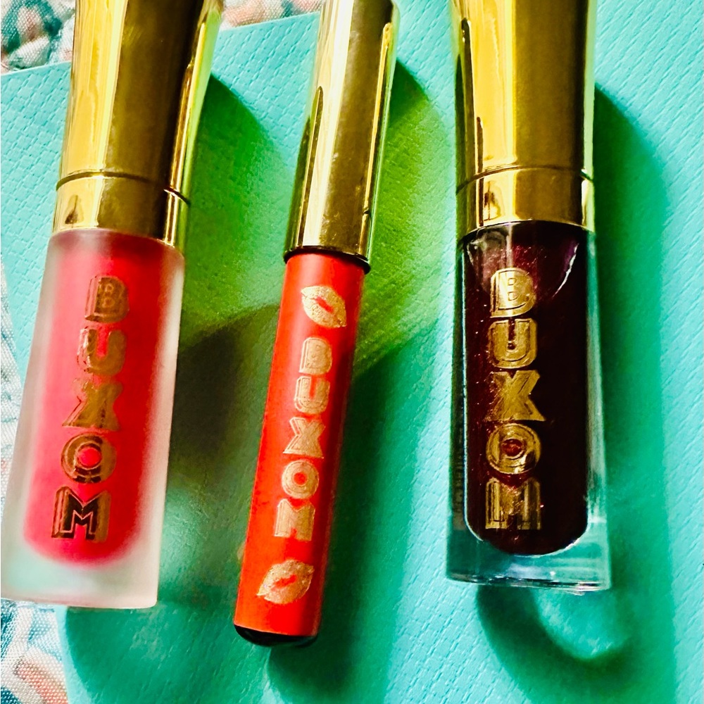 Buxom Lip Balm Gloss Red Pink High-Shine